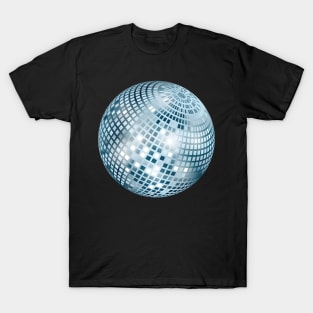 Disco Ball / Mirror Ball / Glitter Ball (Silver) T-Shirt